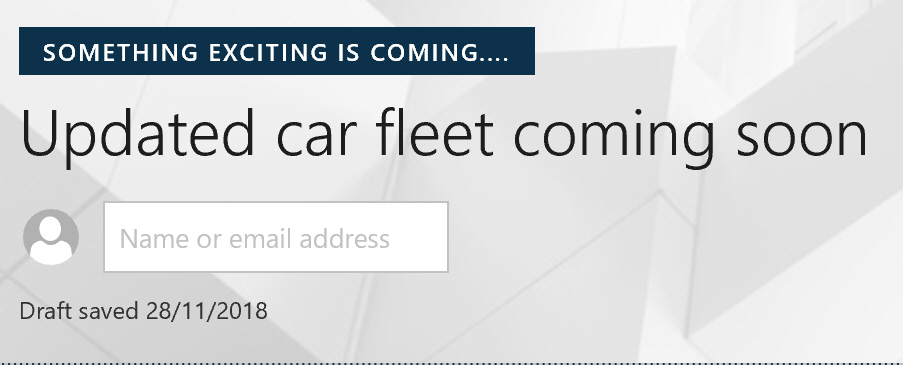 Screen shot of an empty author in the title area