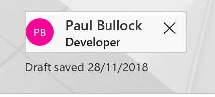 Screen shot of the page author