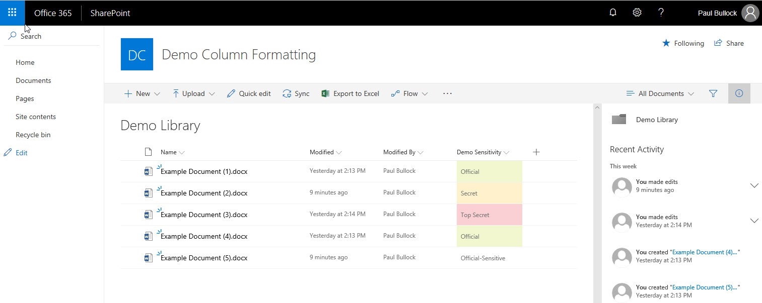 After running the script