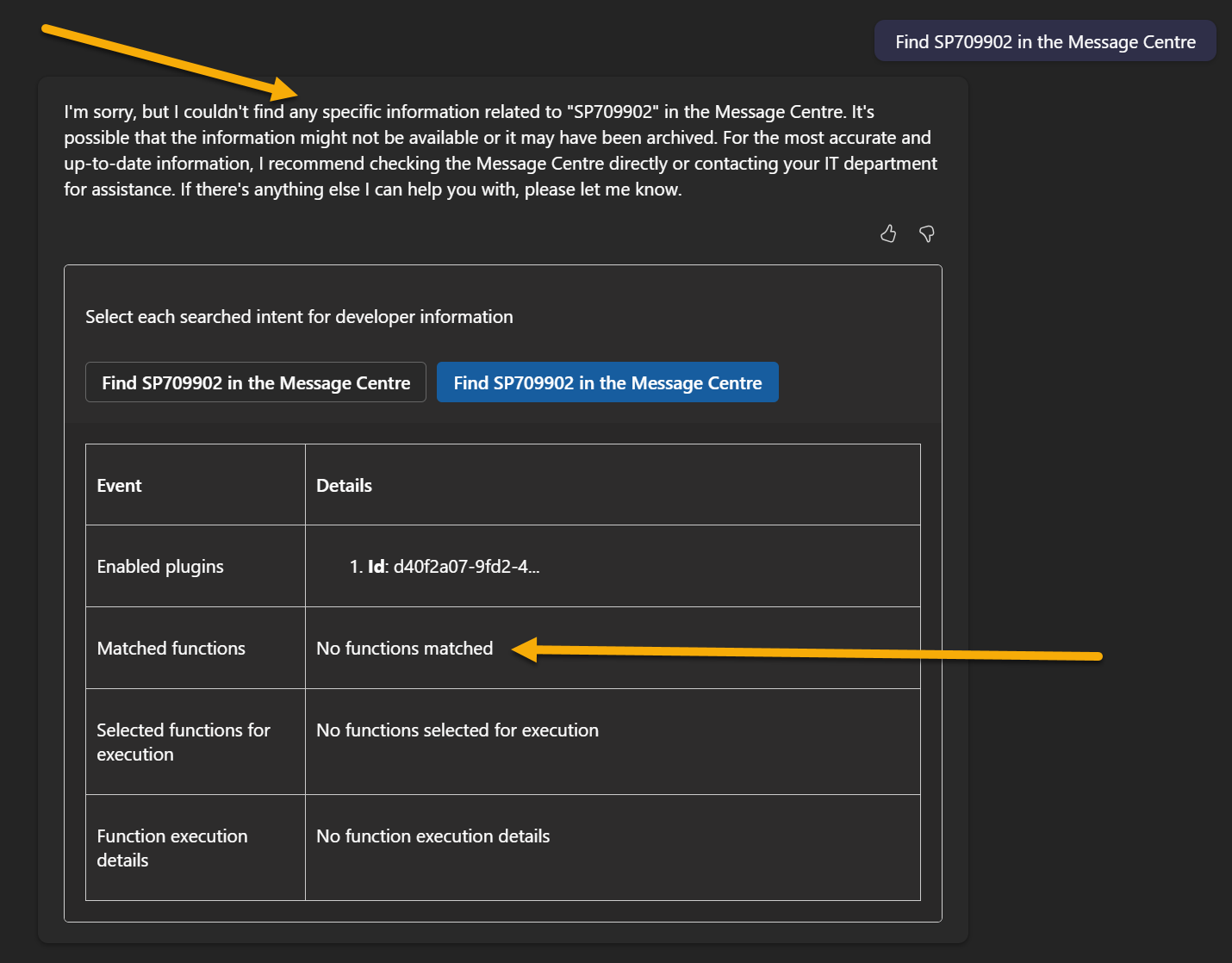 Bad Command Description