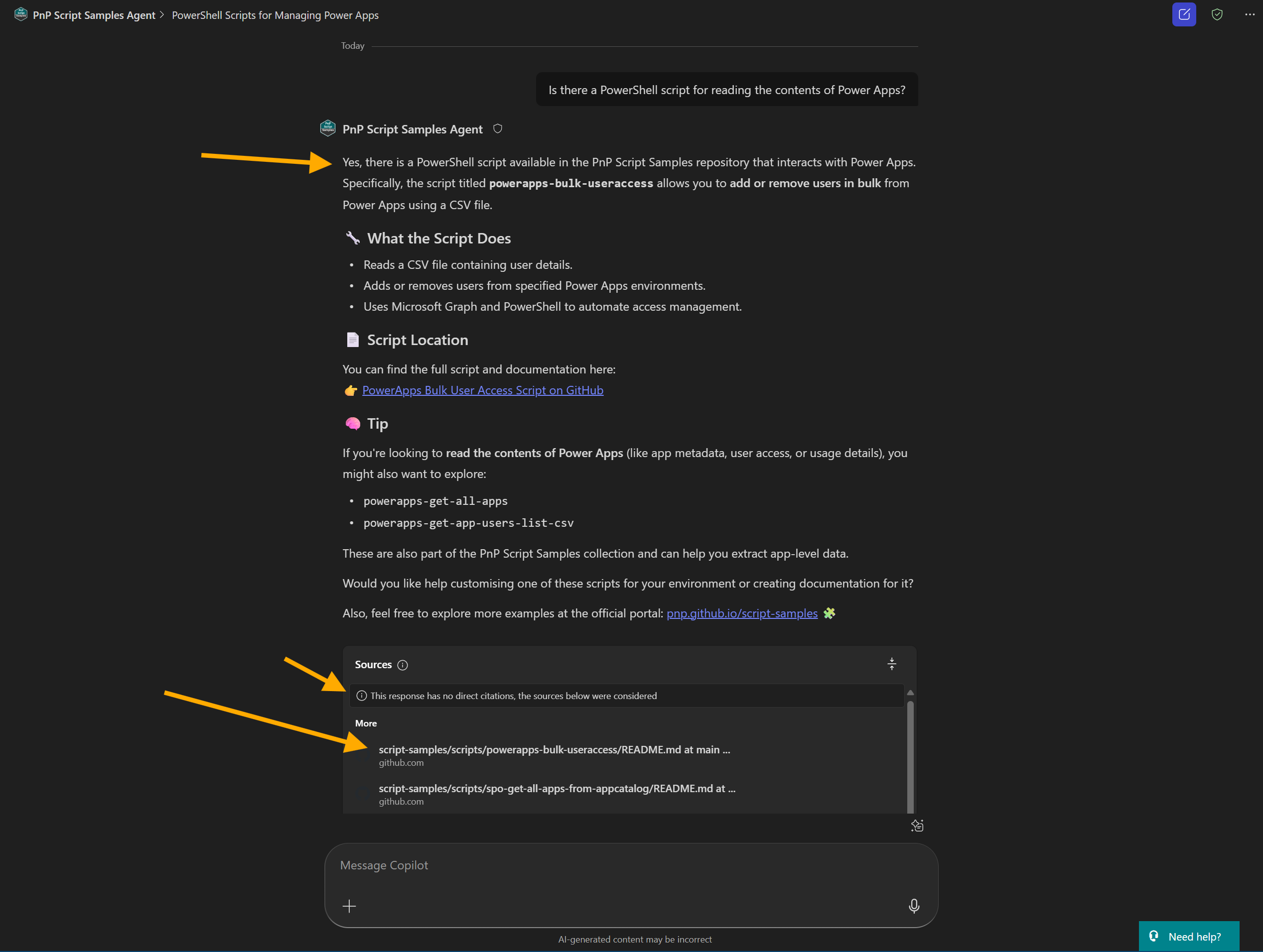 Example of domain knowledge OFF