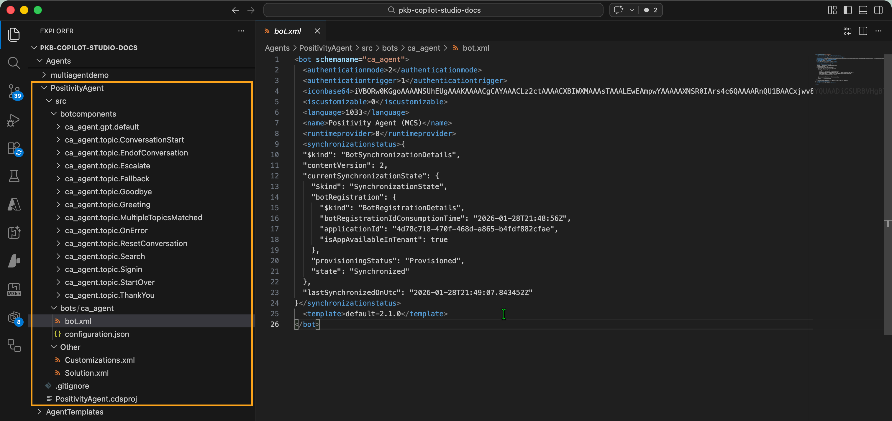 Image of the solution cloned
