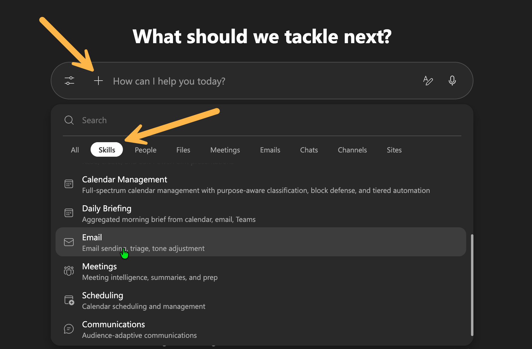 List of the skills that Cowork can use